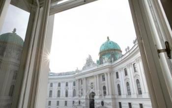 Beeindruckende Ansicht Altbau Gebäude Wien