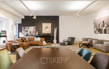 Designeinrichtung im sozialen Herzens der Bürofläche zur Miete in Wien