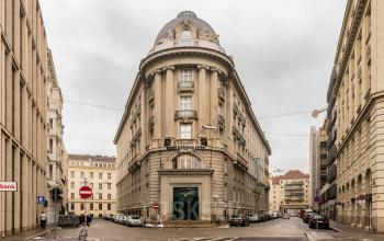 Historische Außenansicht vom Business Center in 1030 Wien Landstraße am Schwarzenbergplatz