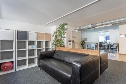 Bereich zum Relaxen im Coworking Space zentral in Wien
