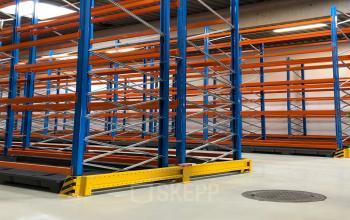 Spacious and well-organized storage area available for office space rental at IZ NÖ Süd Straße 3, 2351 Vienna Neudorf.