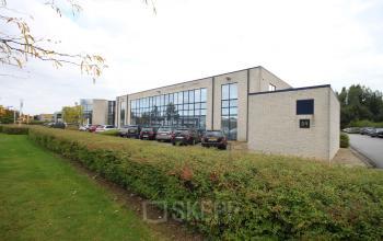 De zijkant van het gebouw