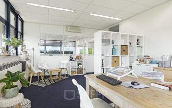 Modern office space rental at Markerkant 1310, Almere Stad with a well-appointed interior and abundant natural light.
