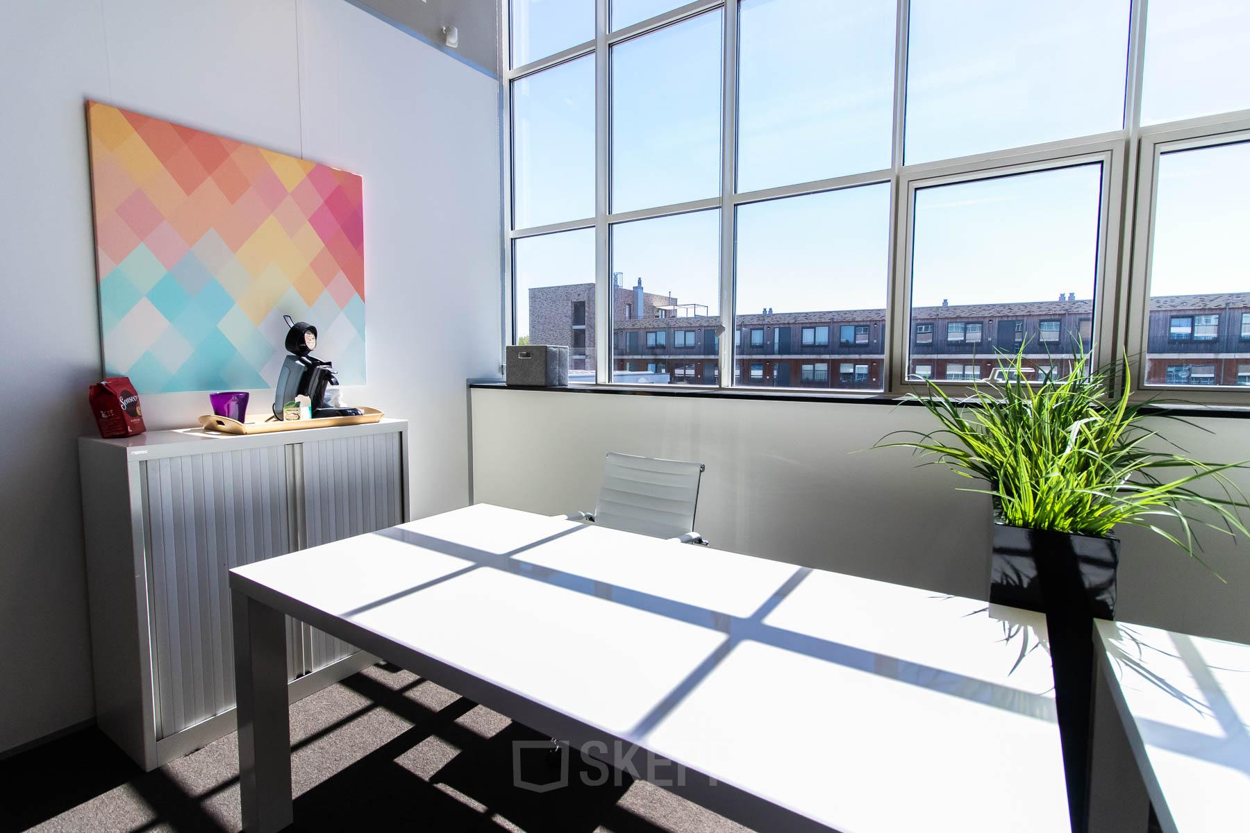 Well lit office space 