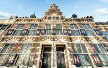 Charming exterior view of the office building at Stadsring 248-250 in Amersfoort Centrum, showcasing classic architectural design ideal for office space rental.