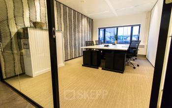 Well lit office space