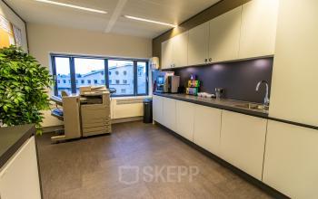 Pantry with modern appliances