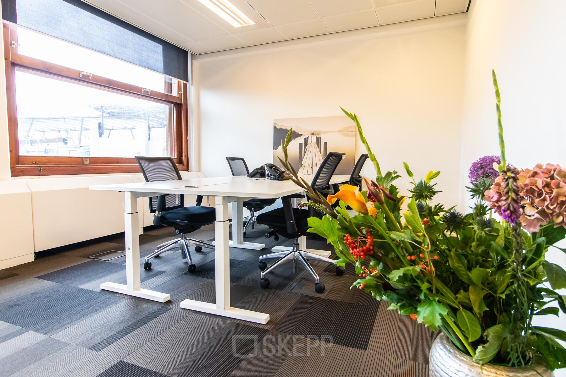 Well lit office space 