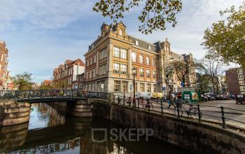 Outside office building 