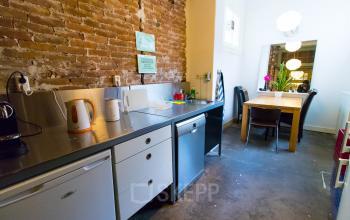 Pantry with modern appliances