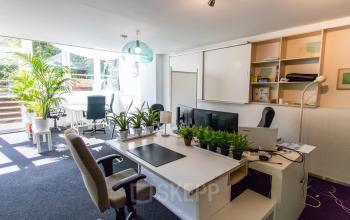 Several working station in the office