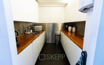 Pantry with modern appliances