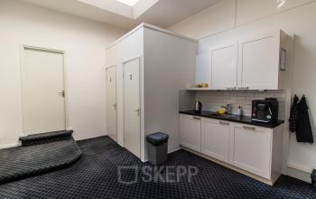 Pantry with modern appliances