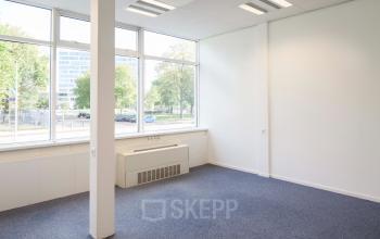 Spacious and well-lit office space rental at Baden Powellweg 283/305 in Amsterdam New-West, ideal for business professionals.