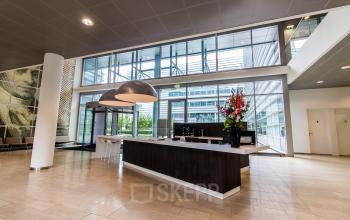 Office building with manned reception during office hours