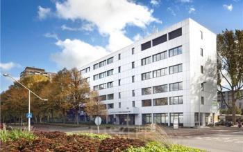 Modern office building located at Postjesweg 175, Amsterdam New-West, Amsterdam, ideal for office space rental.