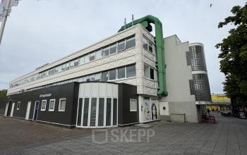 Exterior view of an office building located at Buikslotermeerplein 430, Amsterdam North, ideal for office space rental.