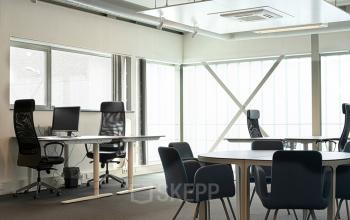 Bright Amsterdam Noord office space rental at Asterweg 19, with modern furniture and a welcoming atmosphere.