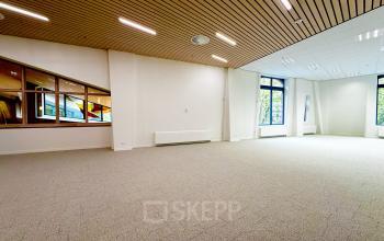Spacious and well-lit unfurnished office space for rent at Bijlmerplein 888, Amsterdam South East, ready for customization.