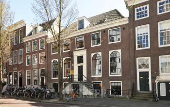 voorzijde kantoorpand amsterdam centrum rapenburgerstraat fietsenstalling