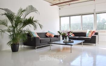 bank kussen tafel plant lounge sociaalhart