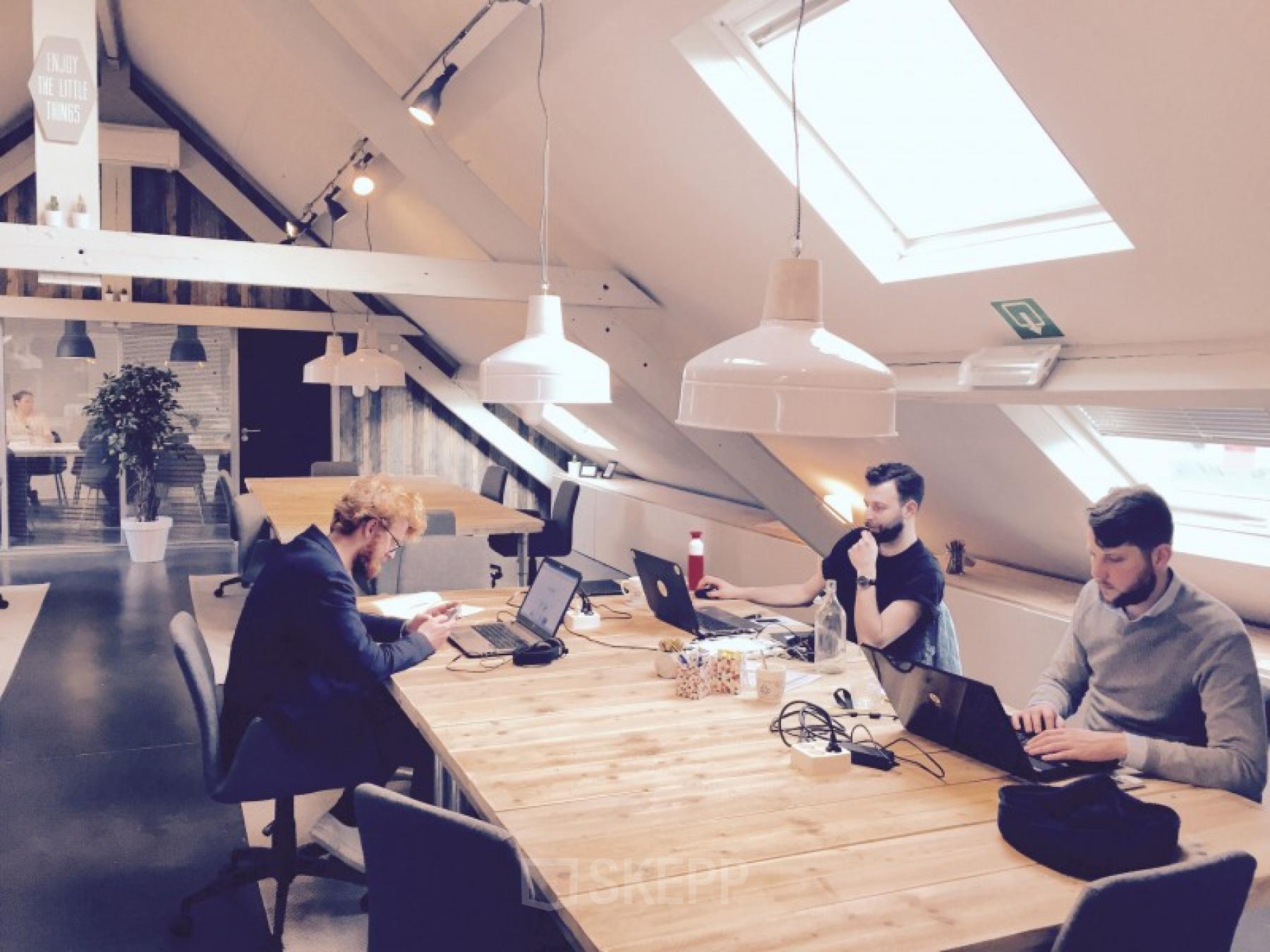De coworking in dit kantoor
