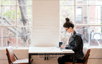 Gemütlicher Arbeitsplatz mit toller Aussicht