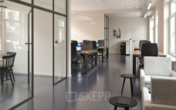 Cleaner und moderner Look der Bürofläche zur Miete an der Nostitzstraße in Kreuzberg