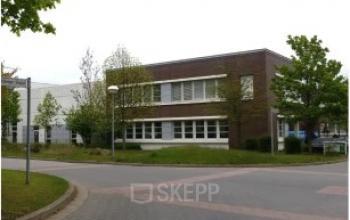 Außenansicht des Bürogebäudes an der Landsberger Straße in Berlin Marzahn