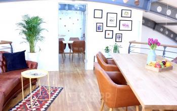 Beautiful community rooms in the office building in Berlin