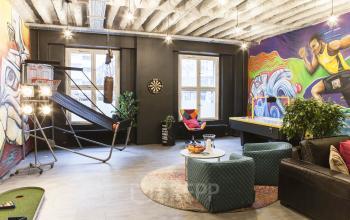 Activity-Room mit Basketball, Air-Hockey und Minigolf