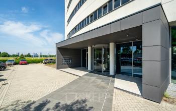 Modern exterior of office to rent at Rivium Quadrant 75, Capelle aan den IJssel, featuring sleek design and welcoming entrance.
