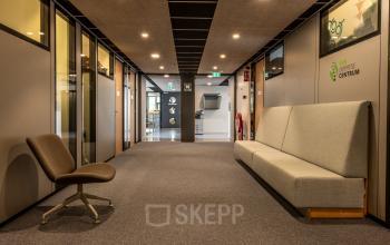 Office space at Delftechpark 9, Delft with seating area and hallway, perfect for office space rental.
