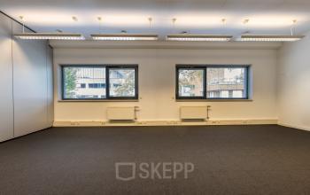 Office space at Delftechpark 9, Delft, featuring large windows and ample natural light, ideal for office space rental.