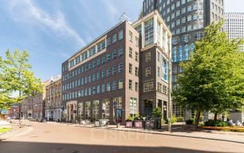 Exterior view of a modern office building located at Fluwelen Burgwal 58, The Hague Center, perfect for office space rental.