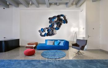 loungebank aankleding kantoorgebouw dordrecht vlakbij haven