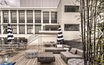 Urbane Dachterasse in Düsseldorf