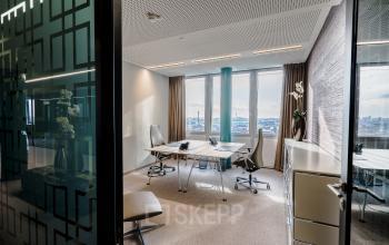 Office for rent with a beautiful view in the Dreischeibenhaus in Düsseldorf