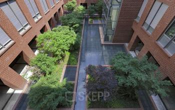 Begrünter Innenhof in Düsseldorf