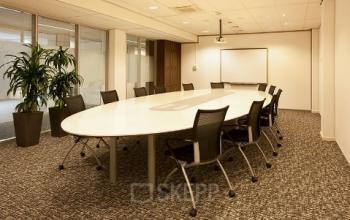 Modern conference room at Galvanistraat 1 in Ede, ideal for those looking to rent office space with a professional vibe.