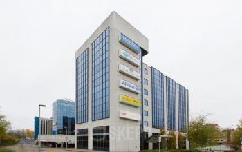 Modern Eindhoven Center office space rental at Fellenoord 130 with a structured exterior and glass facade.