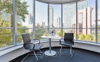 Wunderschöne Ausblick aus dem Business Center in Frankfurt
