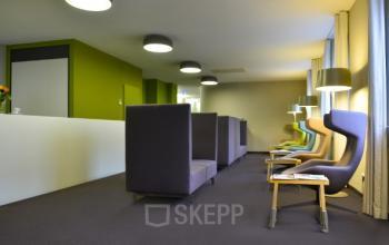 Modern Business Lounge at the Poststraße in Frankfurt, Hauptbahnhof
