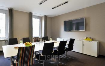 Impressive meeting room in the office building in Frankfurt