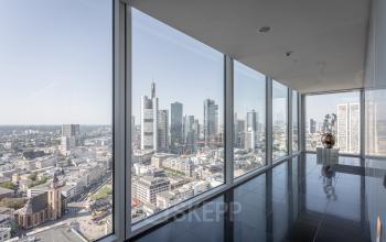 The most amazing views from the business center in Frankfurt