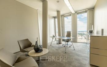 Rent an office with a beautiful view in Frankfurt