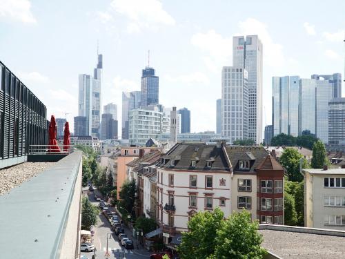 Atemberaubende Aussicht auf die Frankfurter Innenstadt