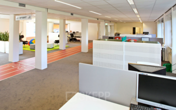 big office space room groningen desks many places