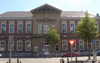 Exterior view of an office building located at Wilhelminastraat 43A, Haarlem Centrum, Haarlem.
