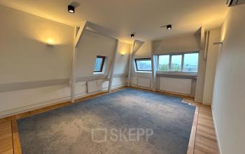 Interior office space with natural light and wooden flooring at Dreef 36 in Haarlem Zuid, Haarlem available for rent.